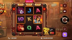 Dr. Rock & Garage Solo slot machine interface with rock music theme